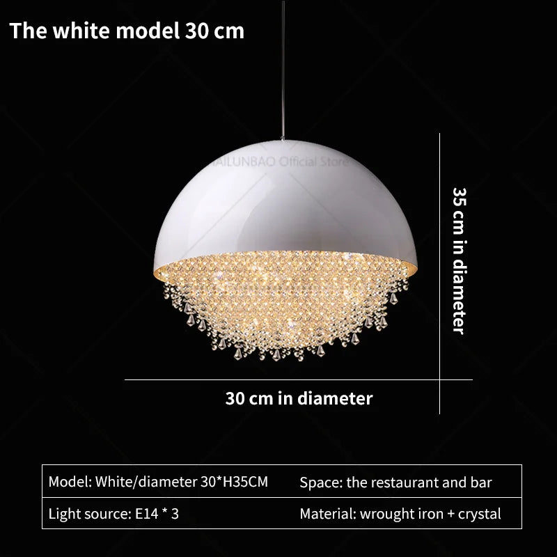 Afralia™ Crystal Chandelier: Nordic Luxury Lighting for Living Room, Bedroom, and Dining Area