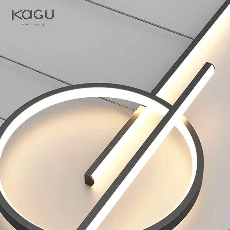 Afralia™ LED Dining Room Pendant Chandelier for Living Room, Study, and Bar Counter