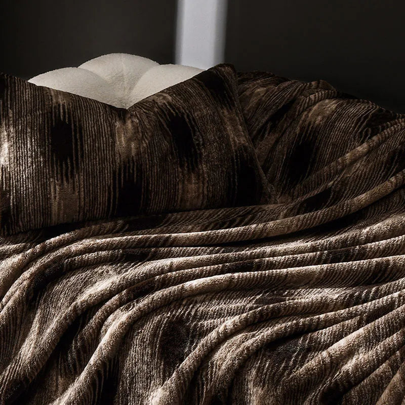 Afralia™ Cosy Faux Rabbit Plush Blanket in Milk Velvet for Single Sofa Decoration & Napping