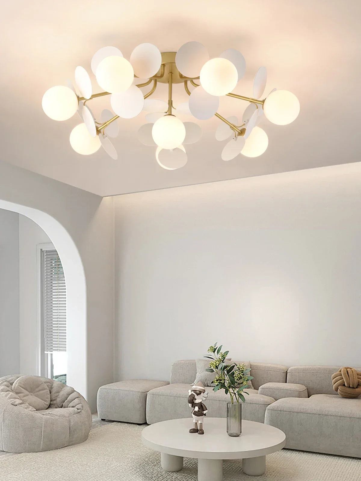 Afralia™ Colorful Chandelier Pendant Lamp for Bedroom Dining Living Room