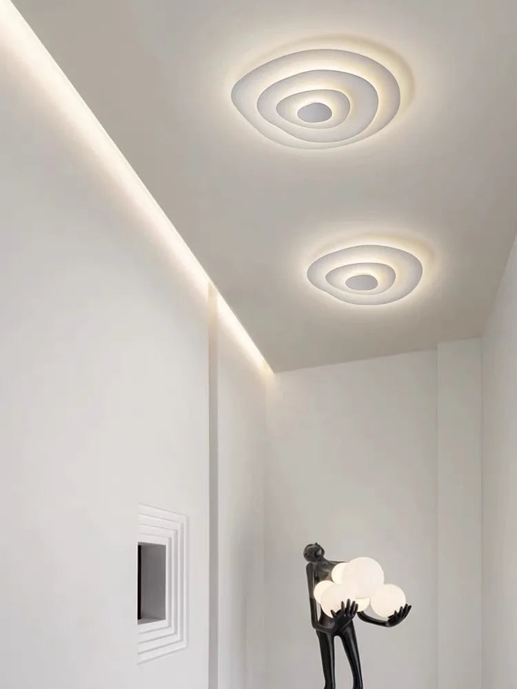 Afralia™ Ripple LED Ceiling Chandelier for Modern Home Decor