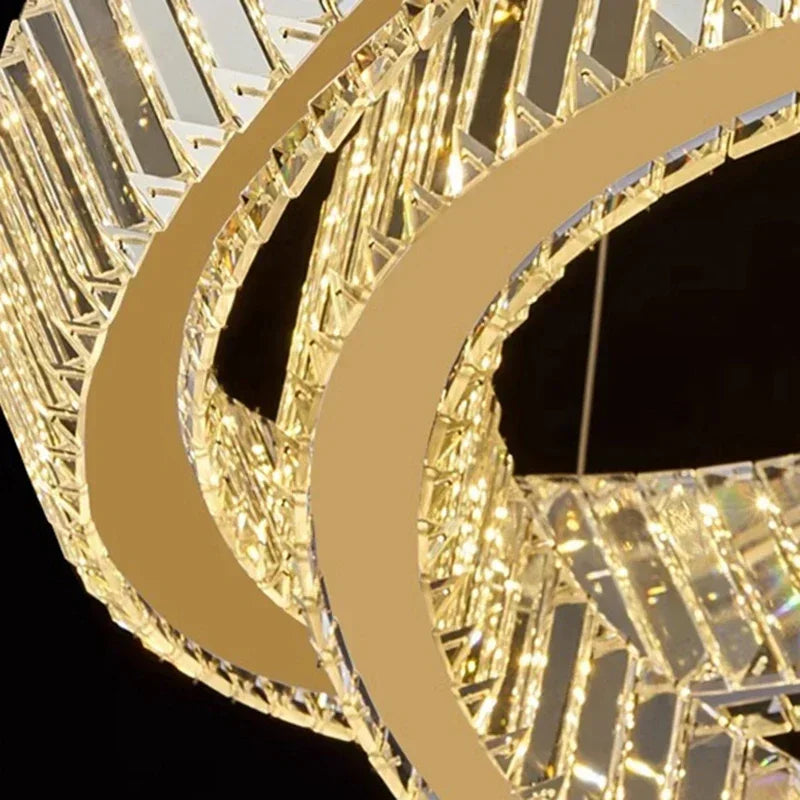 Afralia™ Nordic Crystal Pendant Chandelier for Dining & Living Room Lighting