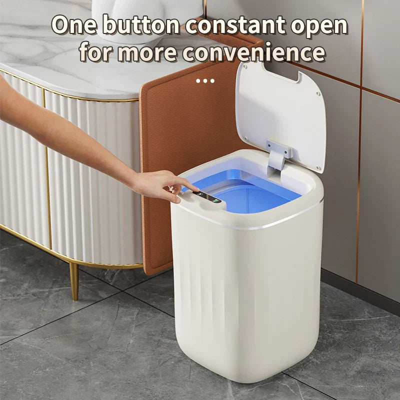 Afralia™ Smart Sensor Trash Can - Kitchen & Bathroom Garbage Bin