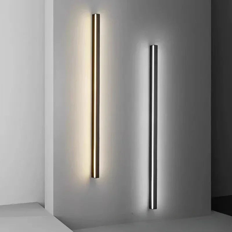 Afralia™ Modern Long Wall Lamp for Living Room Staircase Bedroom Bedside Light