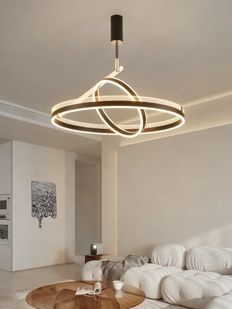 Afralia™ Modern Dine Room Pendant Lights LED Chandelier for Stylish Indoor Lighting