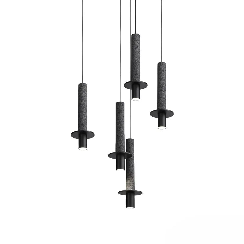Afralia™ Marble Stone Pendant Chandelier - Modern Indoor Lighting for Dining Room & Bar