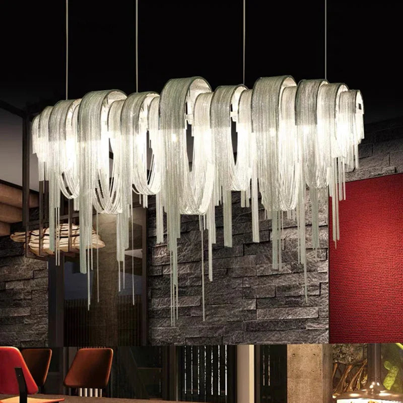 Afralia™ Nordic Dining Pendant Light Chandelier for Indoor Ceiling Lighting