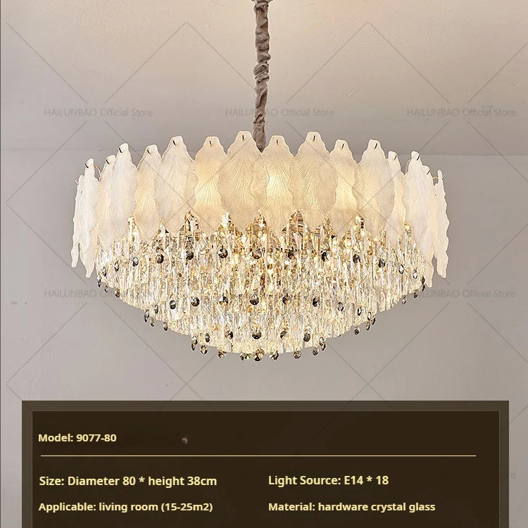 Afralia™ Crystal Chandelier: Modern Elegance for Living Room, Bedroom - High-End Luxury Lighting