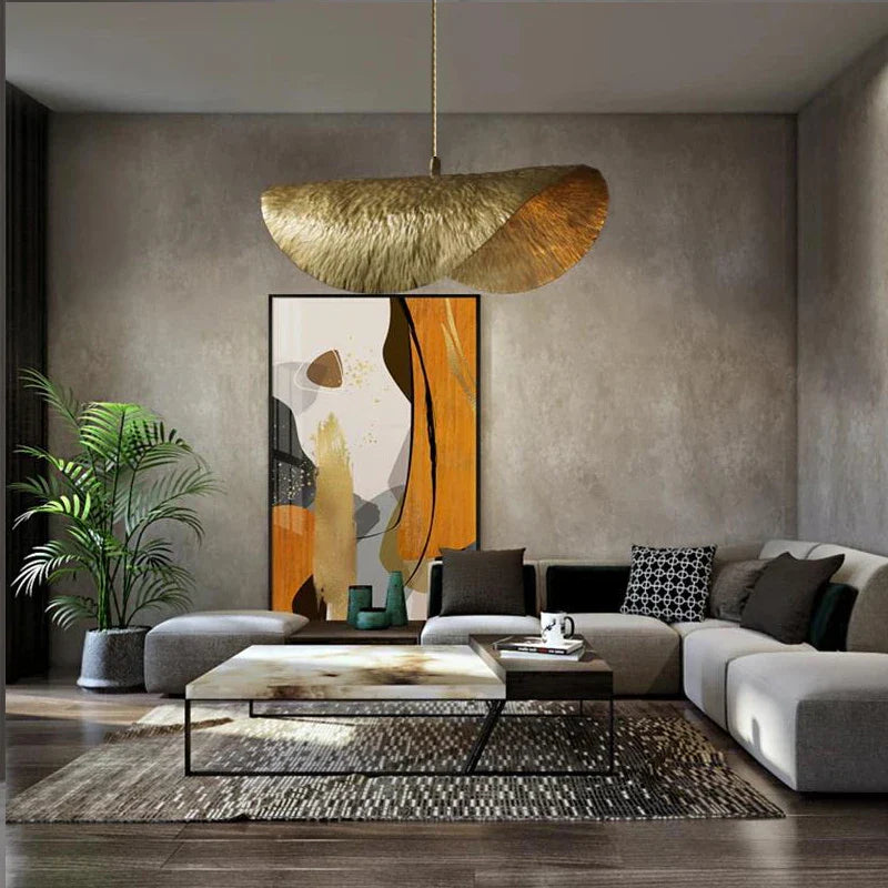 Afralia™ Copper Pendant Light: Luxury Hanging Lamp for Living Room, Bedroom, Shop, Bar