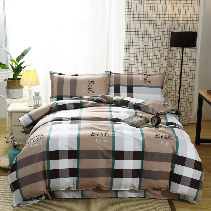 Afralia™ Printed Duvet Cover Set King Size: Lovely, Single Double Blanket Comforter & Pillowcase