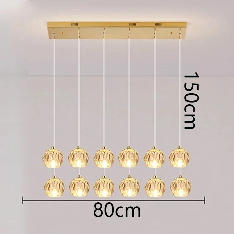 Afralia™ Modern Chandelier Pendant Lamp for Bedroom Ceiling, Smart LED Interior Lighting
