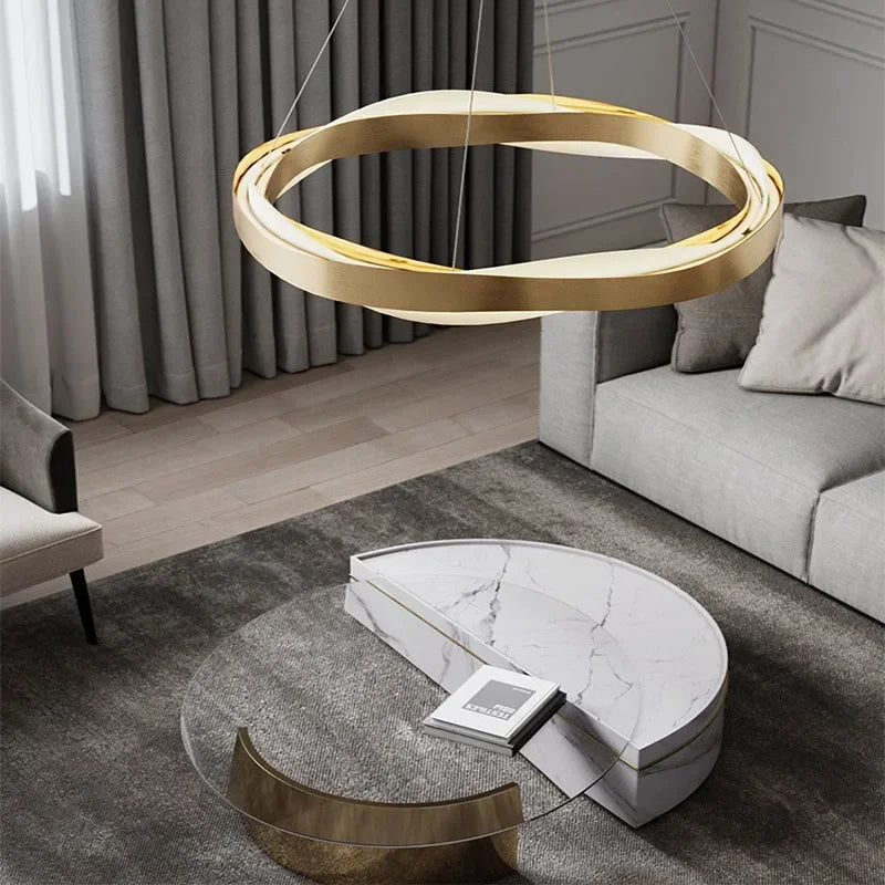Afralia™ Modern LED Pendant Light for Bedroom, Living Room, Dining Room