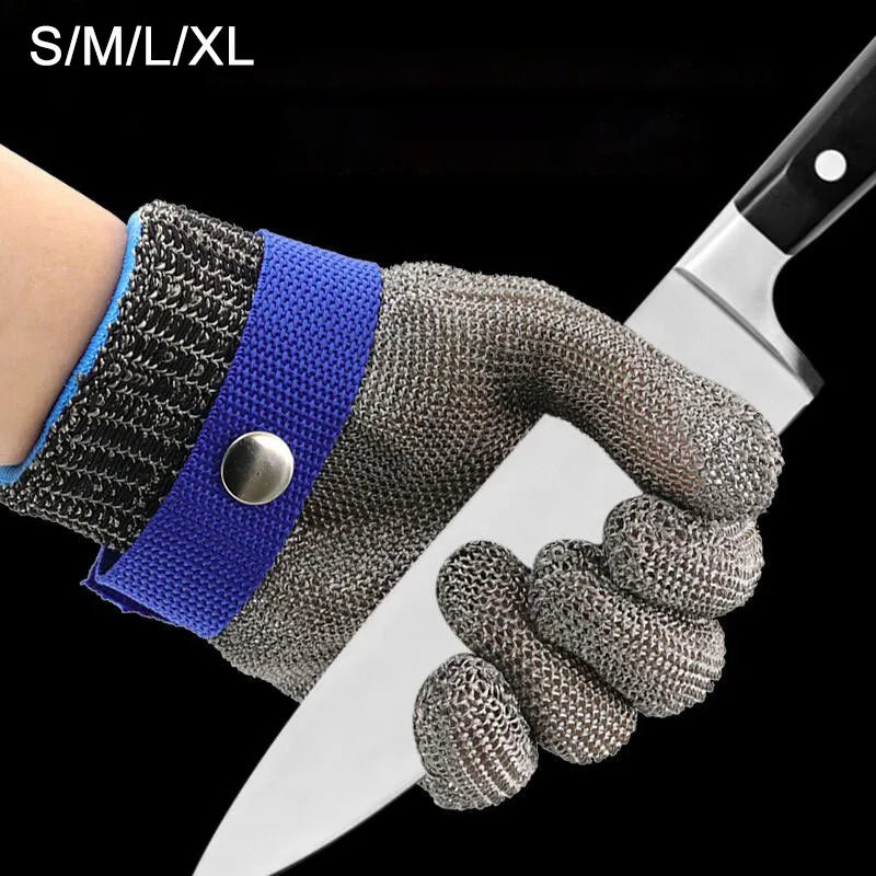 Afralia™ Stainless Steel Anti-cut Gloves for Slaughter, Kitchen, and Gardening