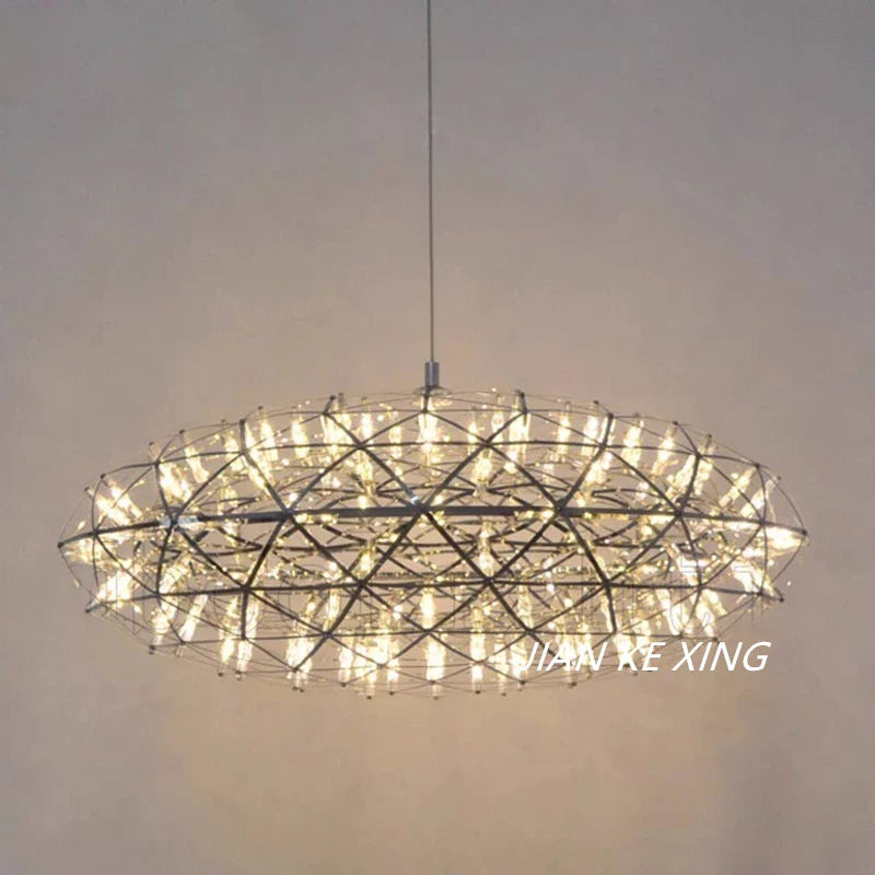 Afralia™ Spark Ball Pendant Chandelier Raimond-zafu LED Indoor Lighting