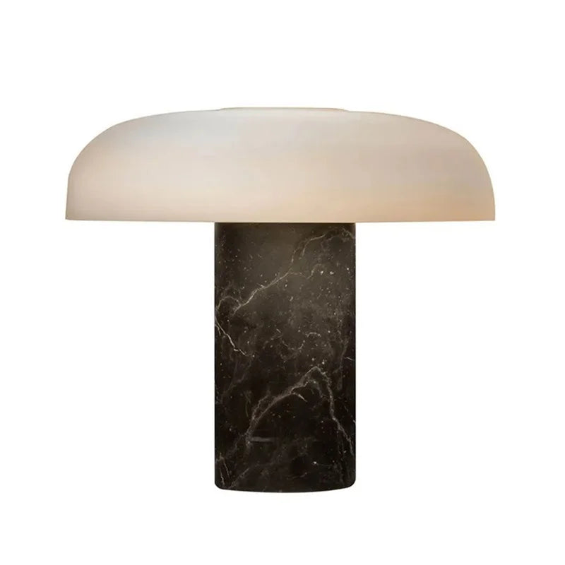 Afralia™ Marble LED Desk Lamp Modern Nordic Mushroom Design for Living Room.