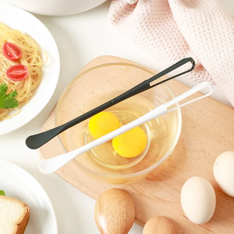 Afralia™ Mini Plastic Egg Whisk | Multi-Function Egg Beater & Seasoning Stirring Stick