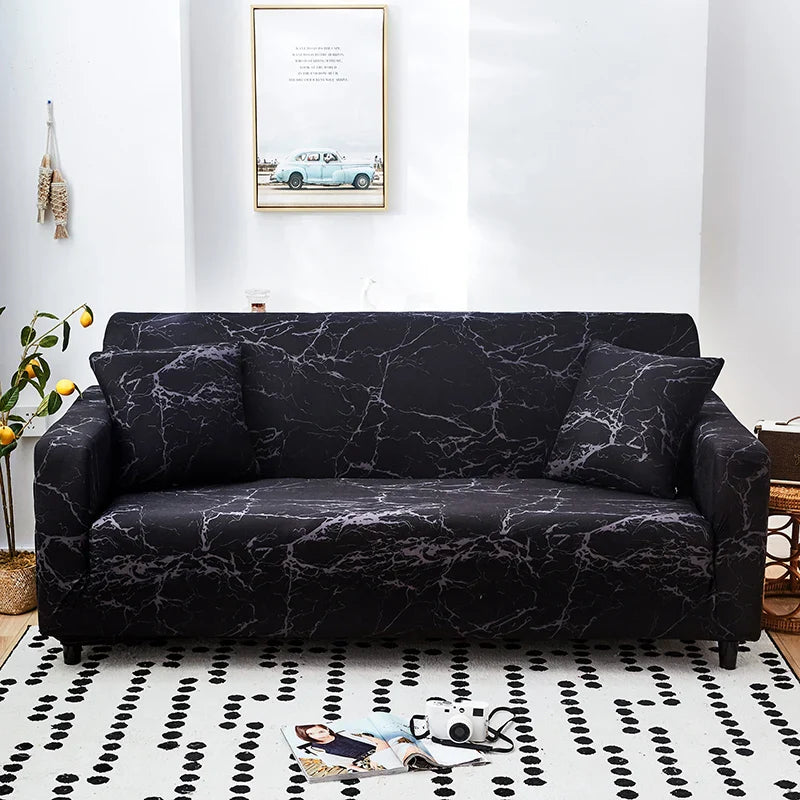 Afralia™ Stretch Sofa Cover Slipcover for 3 Seater Couch - Print Protector