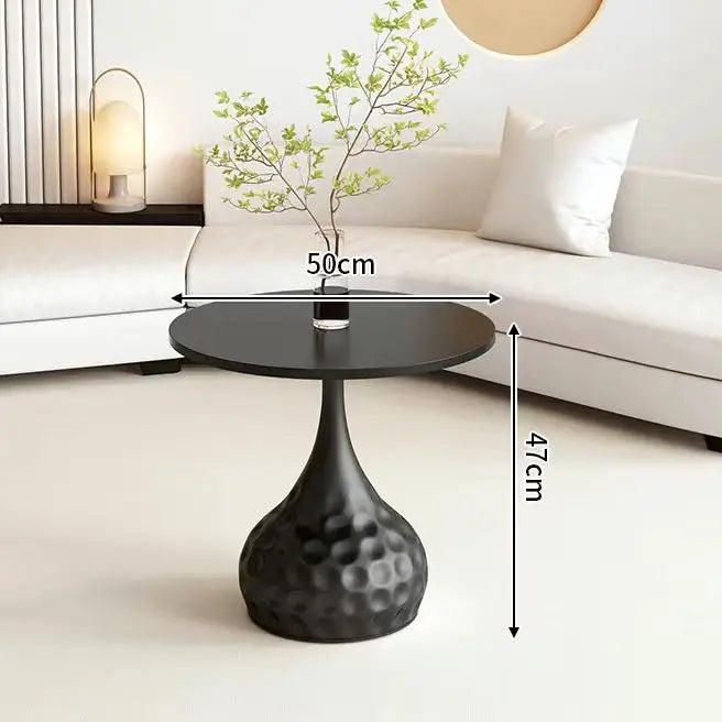 Afralia™ Solid Wood Round Coffee Table Set - Nordic & Modern Design Home Living Room
