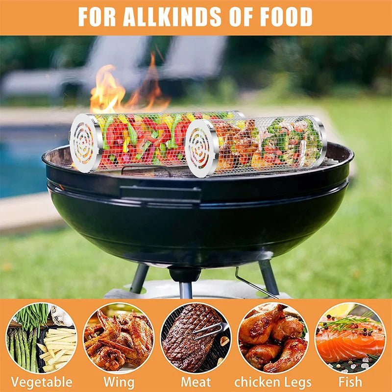Afralia™ Grilling Basket: Ultimate BBQ Tool for Fish, Vegetables, and More