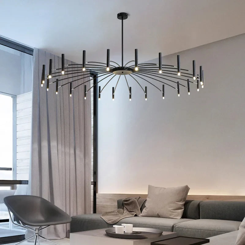 Afralia™ Nordic Modern Chandelier Minimalist Ceiling Light for Living Room Bedroom Dining Home