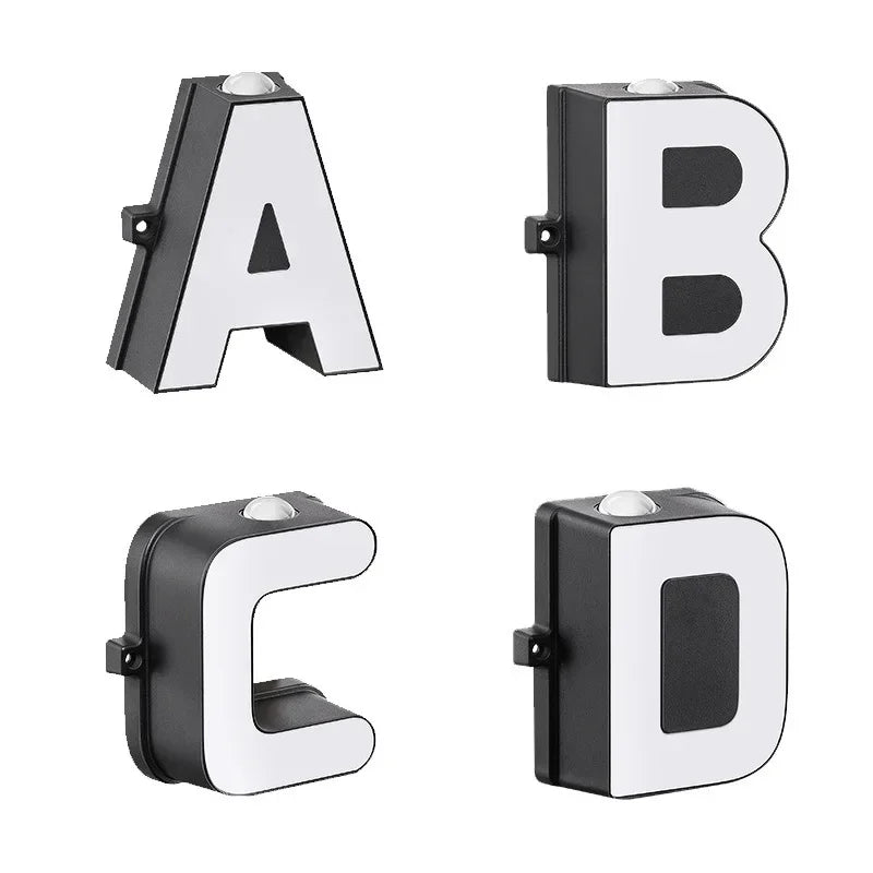 Afralia™ LED Up Down Digital Wall Light for Shop Store Porch Advertising