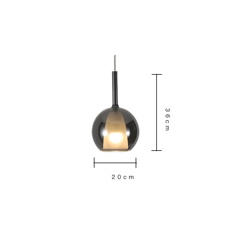 Afralia™ Designer Glass Chandelier Pendant Light for Dining Room Kitchen Loft Home Decor