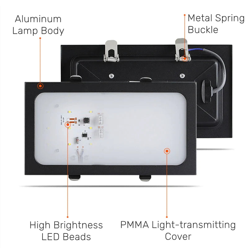 Afralia™ Square LED Downlights: Ultra-thin 9W/12W/24W Ceiling Panel Lamps for Kitchen, Living Room & Bedroom