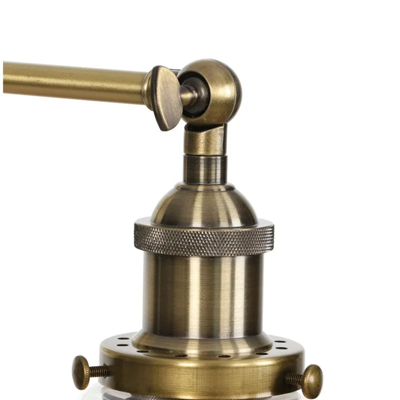 Afralia™ Industrial Vintage Loft 2-Light Plug In LED Wall Lamp