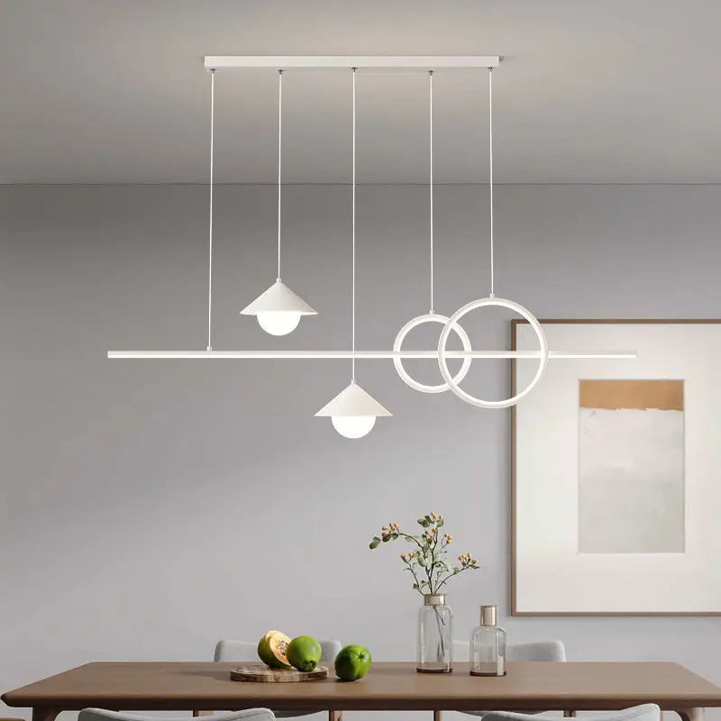 Afralia™ LED Pendant Light: Modern Minimalist Chandelier for Dining Room, Living Room, Kitchen, Bedroom