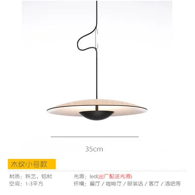Afralia™ Modern LED Round Pendant Light for Kitchen Dining Bedroom Chandeliers