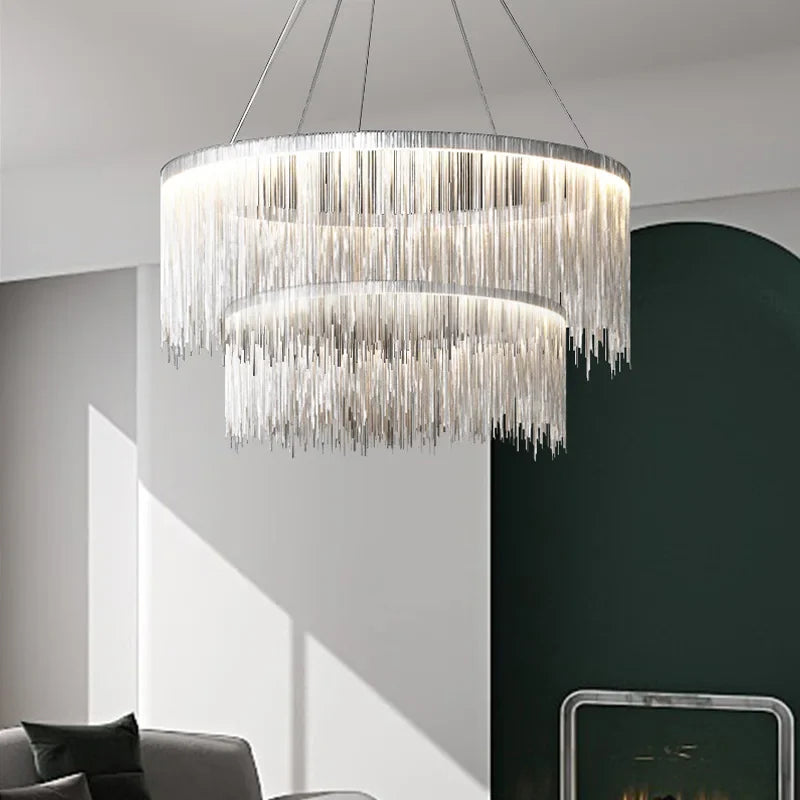Afralia™ Luxury Chandeliers for Living Room Ceiling Lighting Żyrandol