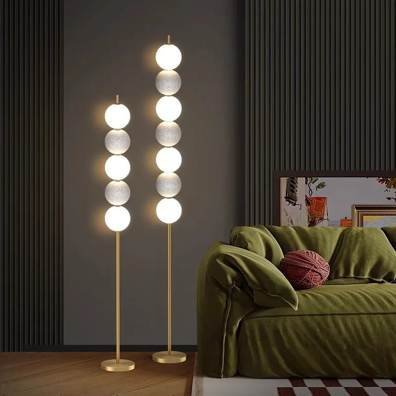 Afralia™ Brass Floor Lamp for Living Room & Bedside Decor