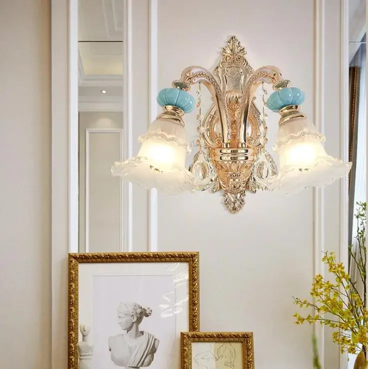 Afralia™ Crystal Chandelier Light - Modern Nordic Living Room Bedroom Lamp