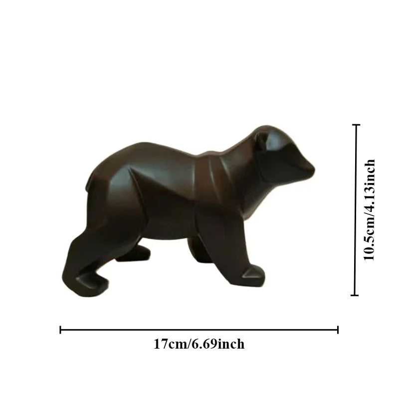 Afralia™ Polar Bear Ornaments: Nordic Style Mother and Son Decor for Home, Living Room, Wine Cabinet