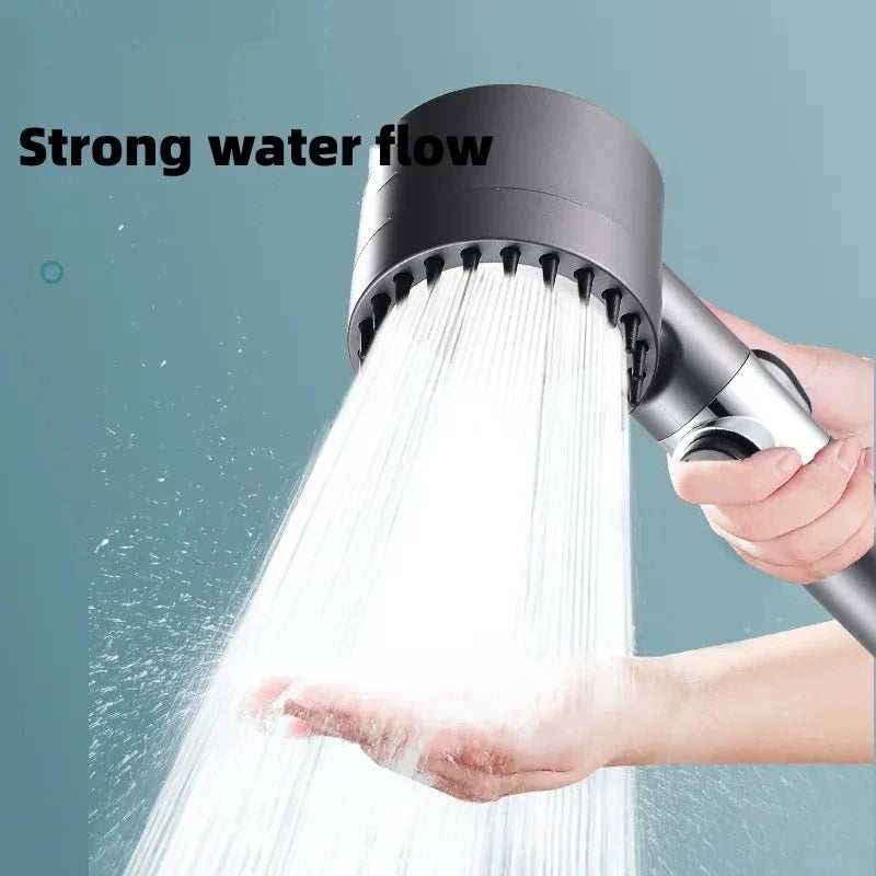 Afralia™ 3 Modes High Pressure Handheld Shower Head - Water Saving Massage Adjustable