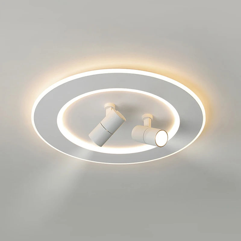 Afralia™ Modern LED Ceiling Lamps with Spotlight - Stylish Corridor Chandeliers for Living and Dining Rooms