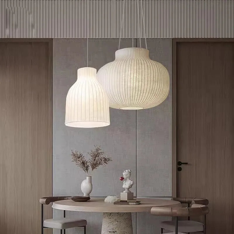 Afralia™ Modern Japanese Pendant Lamp for Elegant Home and Office Decor