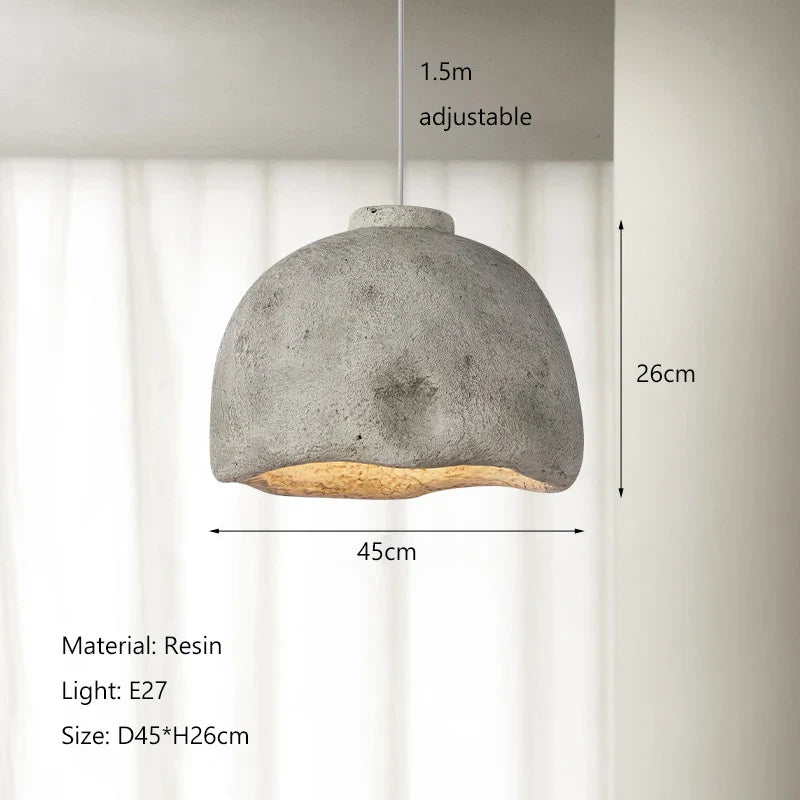 Afralia™ Nordic Wabi Sabi Pendant Lights Chandelier for Home Decor & Bedroom