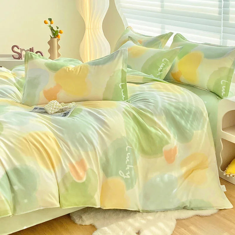 Afralia™ Cute Pattern Duvet Cover | Super Soft Comforter Cover for Single/Double Bed