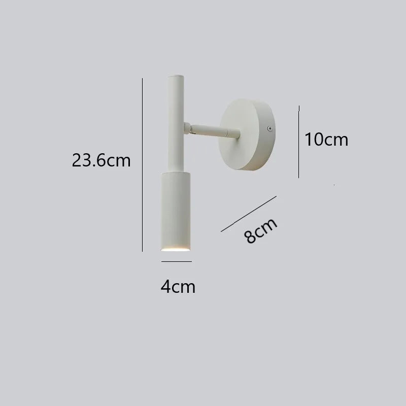 Afralia™ Rotatable LED Wall Lamp Bedroom Indoor Lighting Fixtures