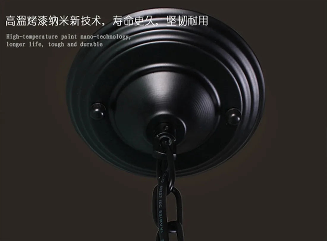 Afralia™ Vintage Metal Chandelier Farmhouse Pendant Light for Kitchen Dining Bedroom