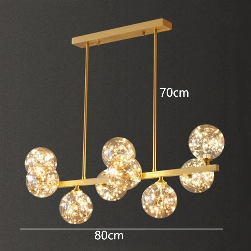 Afralia™ Modern LED Pendant Light for Living and Dining Room Chandeliers