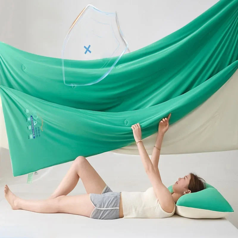 Afralia™ Satin Silky Cooling Blanket - Lightweight Air Conditioner Comforter