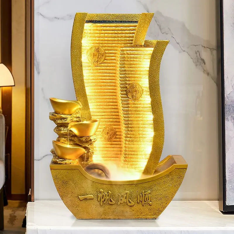 Afralia™ Circulating Water Fountain: Office & Living Room Wealth Attracting Decoration