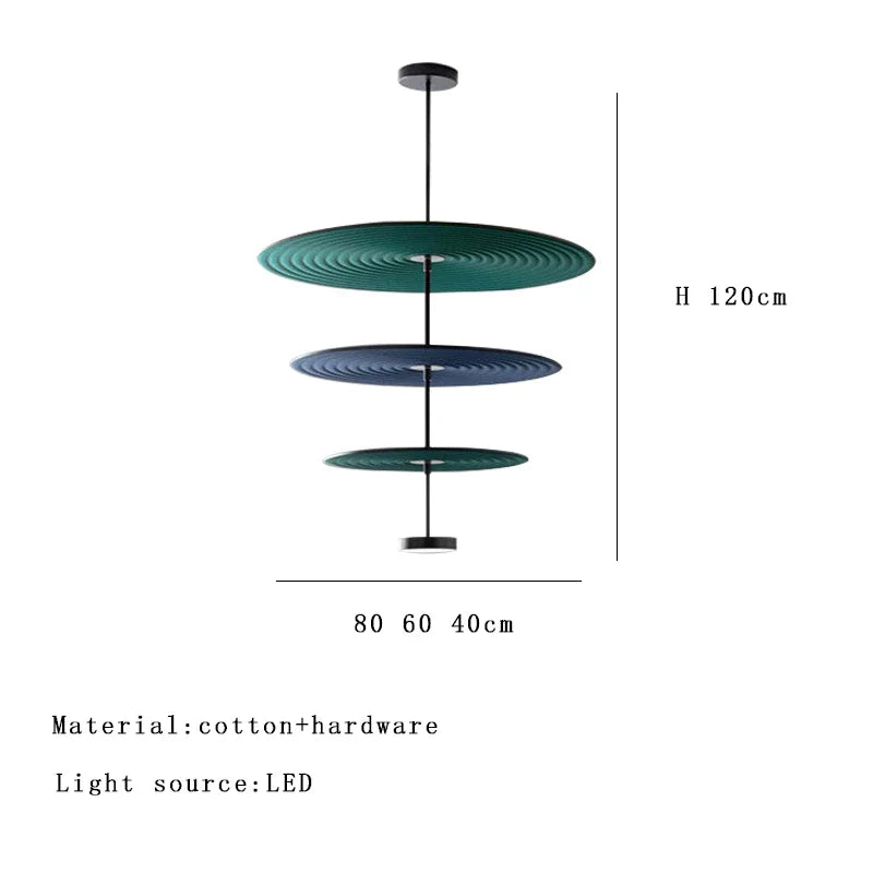 Afralia™ Cotton Round Pendant Lights for Modern Minimalist Home Decor