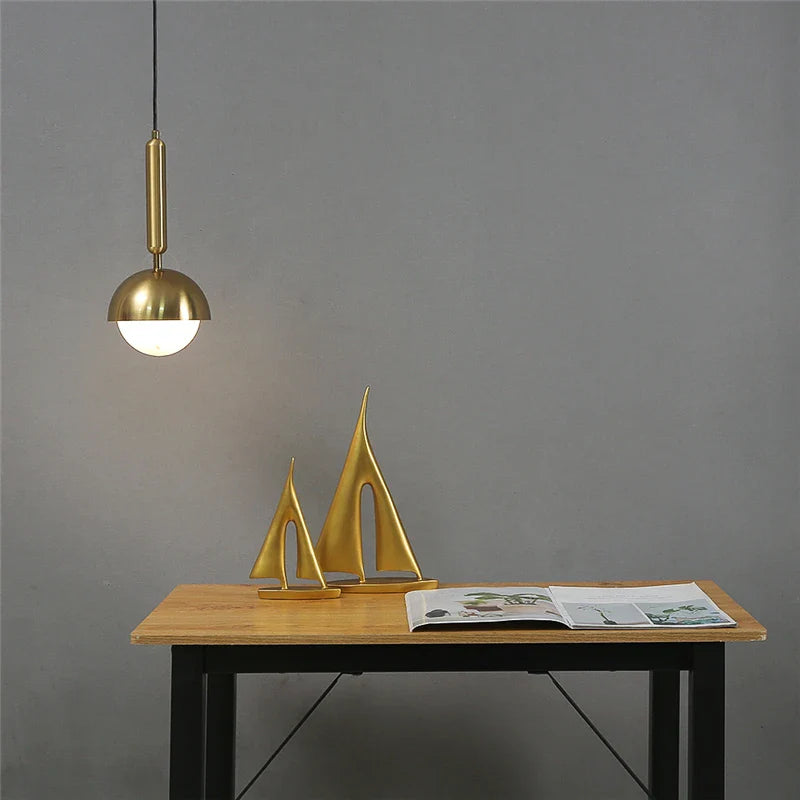 Afralia™ Modern Iron Art LED Pendant Lights for Indoor Home Lighting Fixtures