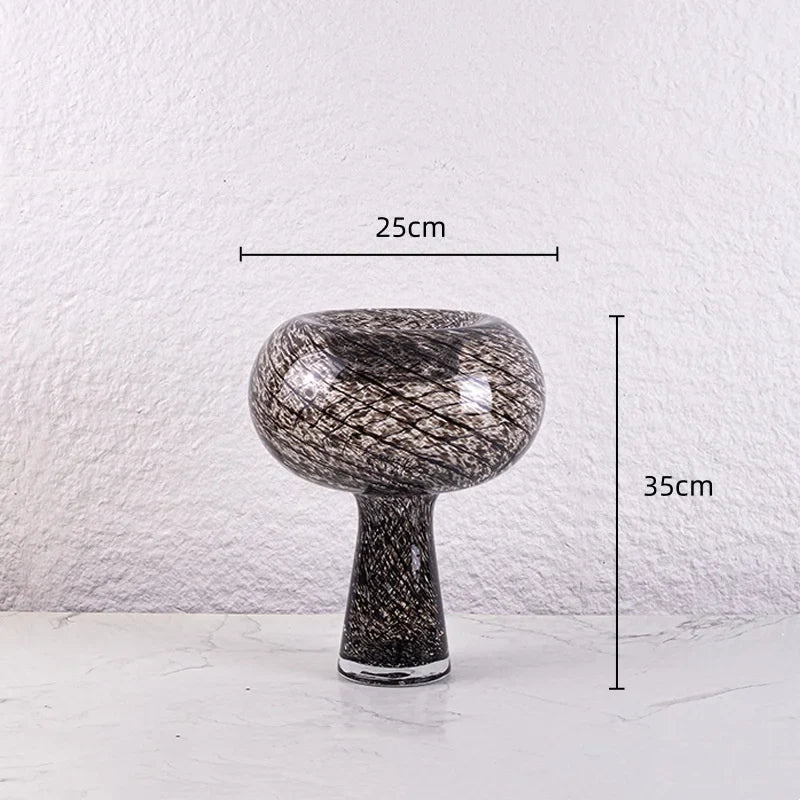 Afralia™ Geometric Glass Vase Disc Flower Arranger Terrarium Home Decor Accessory