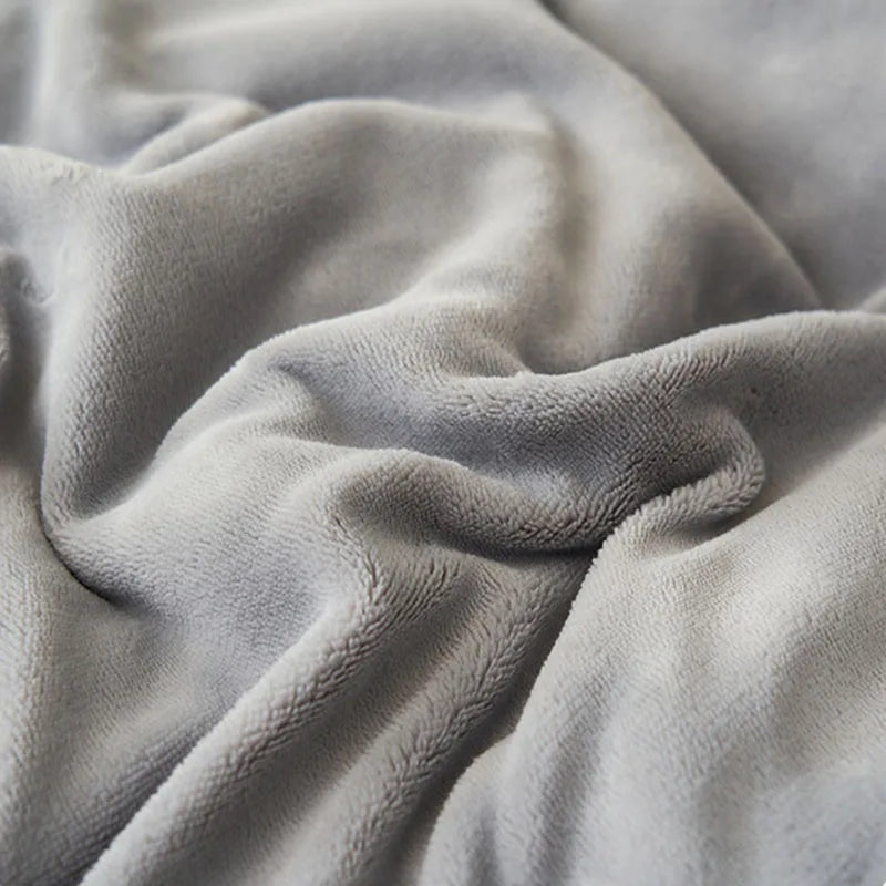 Afralia™ Milk Velvet Plush Comforter Cover for Autumn & Winter