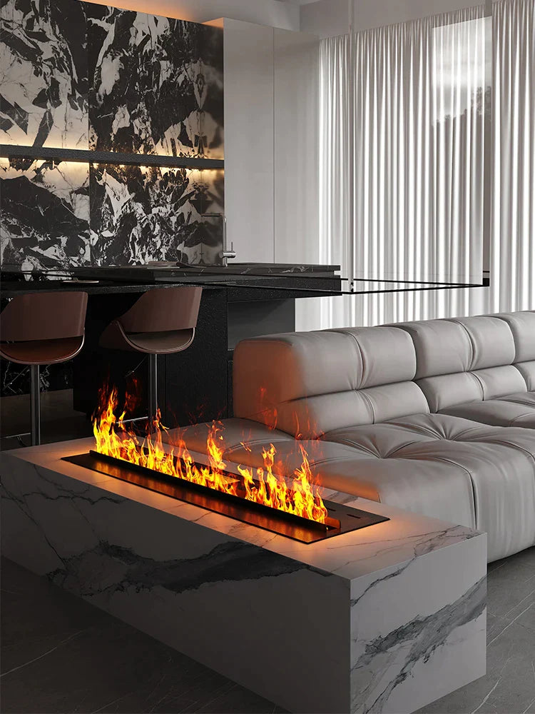 Afralia™ 3D Electric Fireplace with UV Germicidal Lamps and Humidifier