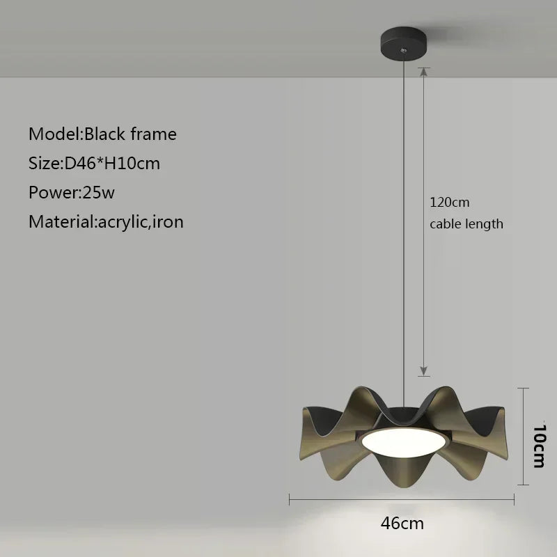 Afralia™ Nordic LED Chandelier for Modern Home Decor